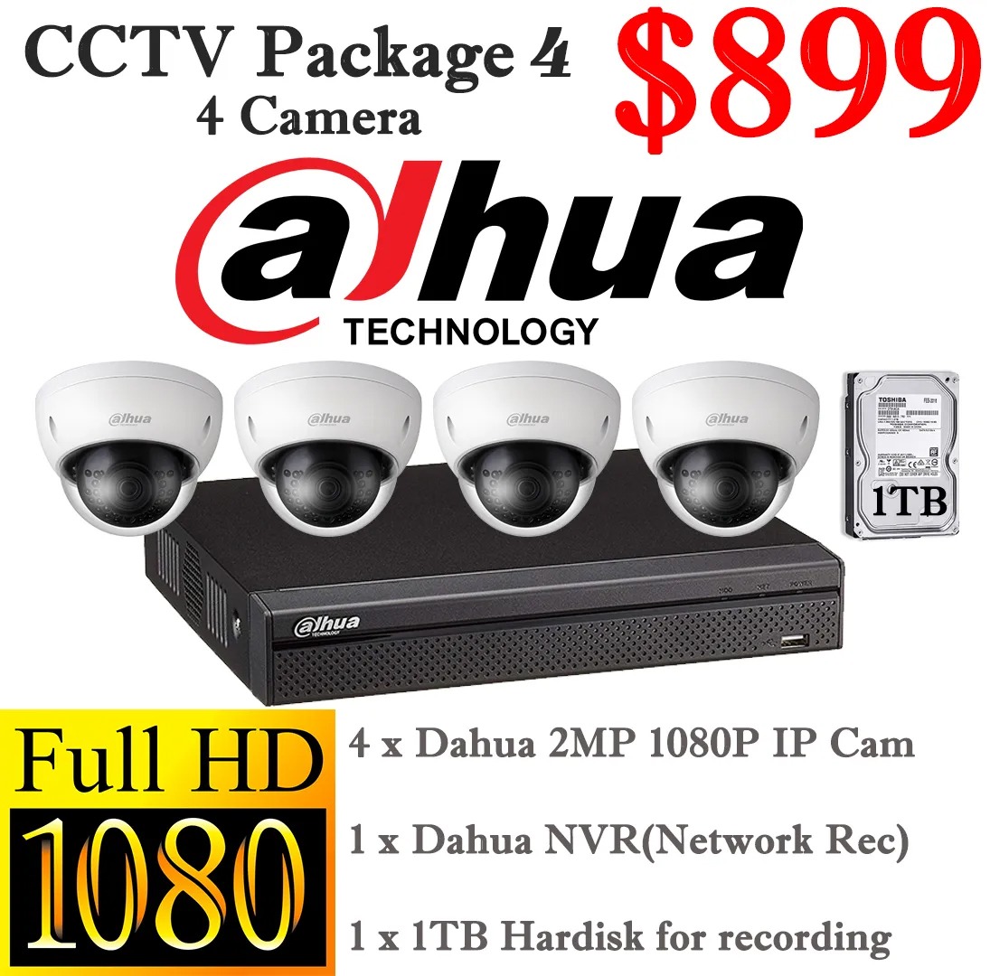 dahua 4pcs
